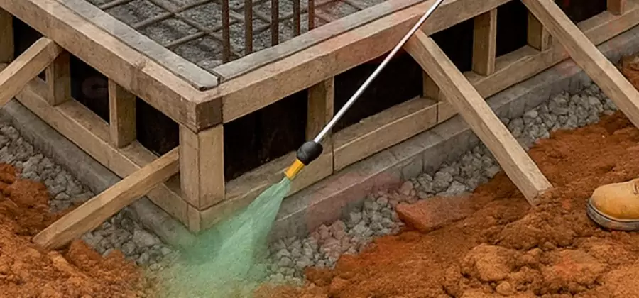 Foundation Slab Termite Treatment in Lyndhurst